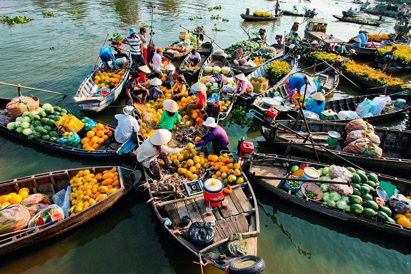Marché flottant de Cai Rang