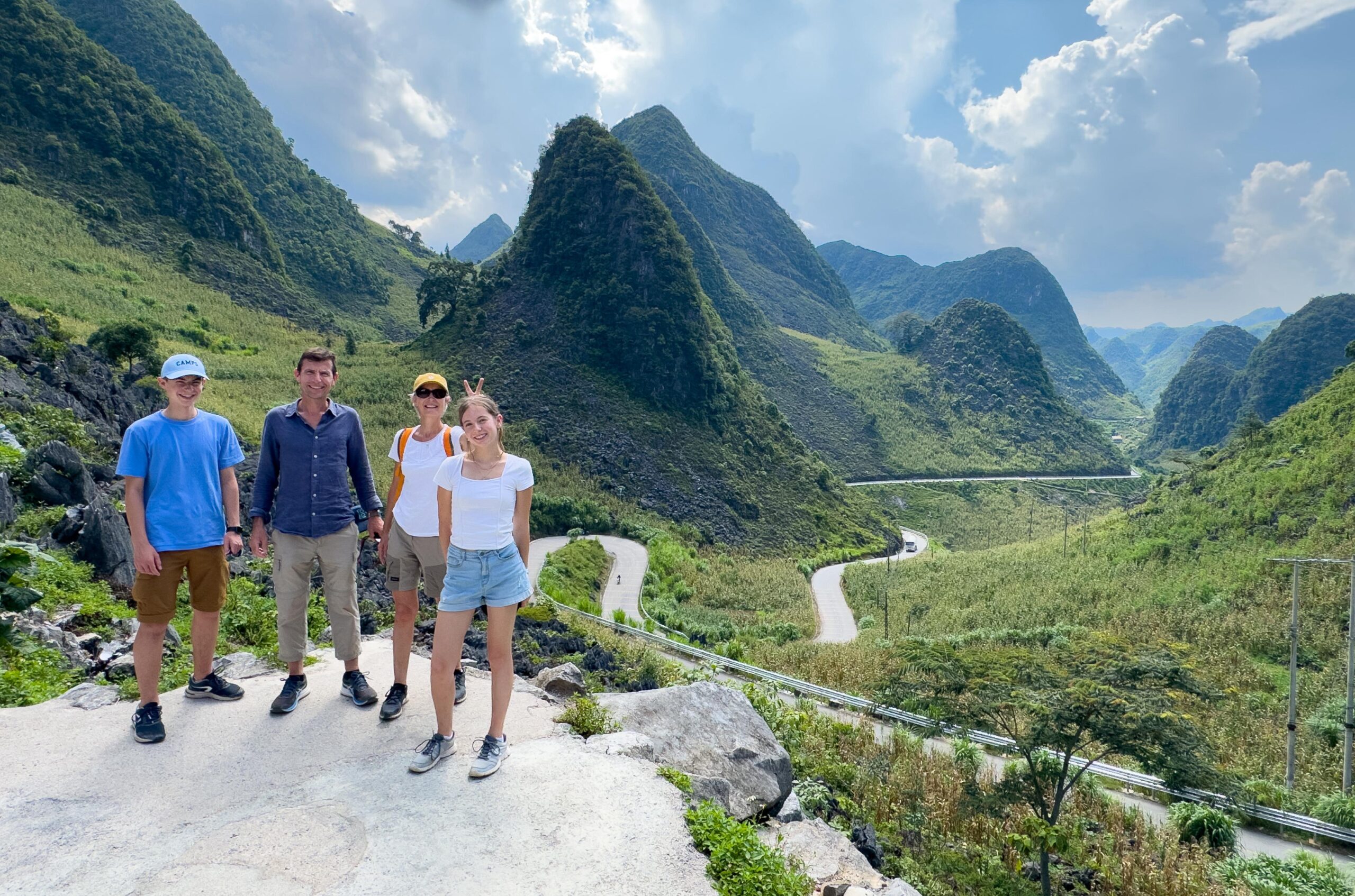 col de Ma Pi Leng dans le géoparc de Dong Van, Nord Vietnam