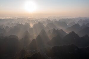 géoparc karstique de Cao Bang, paysages du Nord-Est Vietnam