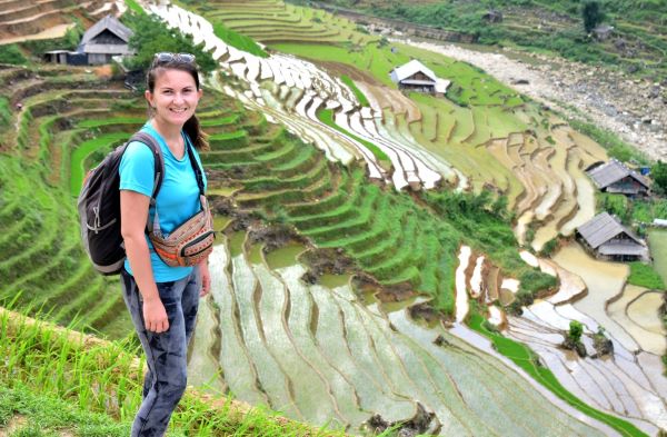 Trekking dans les rizières en terrasses de Sapa