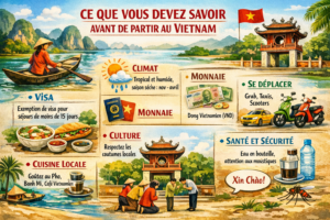 infos nécessaires avant le départ au Vietnam