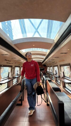 sur le pont de Long Bien