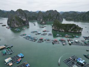 village de pêcheurs Cat Ba Nord Vietnam croisière