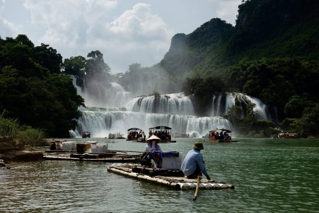 Cascade de Ban Gioc, Cao Bang, Circuit du nord-est