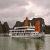 Croisière de nuit dans la baie d’Ha Long avec cabines confortables