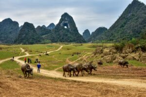 Oeil de l'Ange, Géoparc karstique de Cao Bang, circuit du nord-est