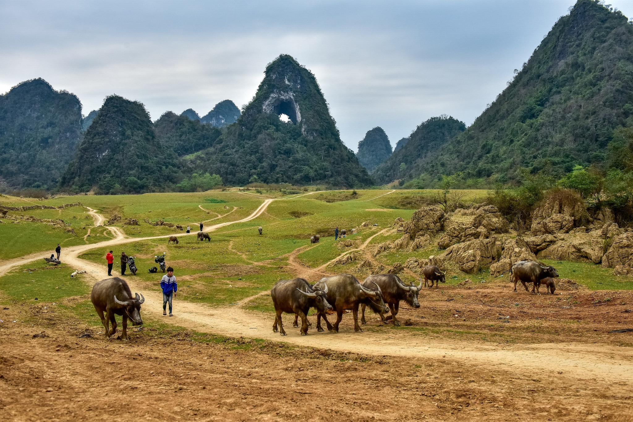 Oeil de l'Ange, Géoparc karstique de Cao Bang, circuit du nord-est