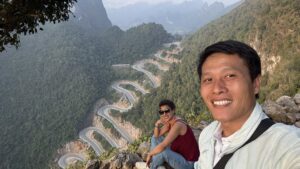 routes en lacets spectaculaires de Cao Bang – Nord-Est du Vietnam