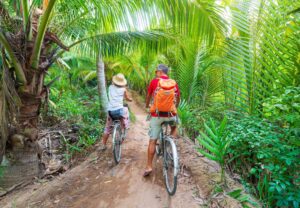 Balade à vélo au Delta du Mékong
