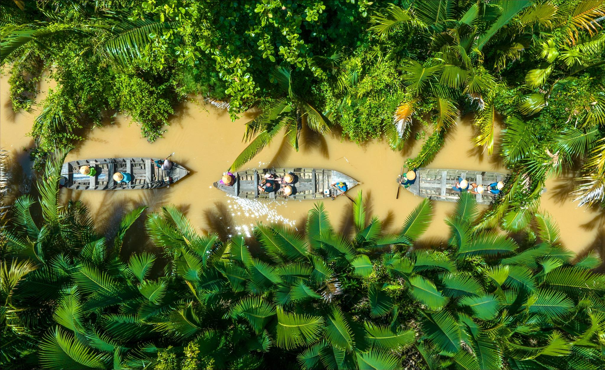 Croisiè en barque au coeur du Delta du Mékong Croisiè en barque au coeur du Delta du Mékong