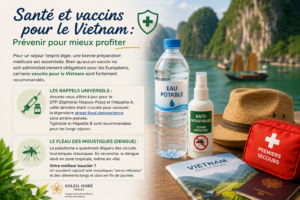 Vaccins recommandés avant un séjour touristique au Vietnam